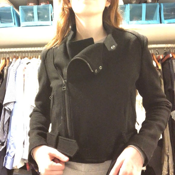 Uniqlo wool moto jacket - Picture 2 of 6